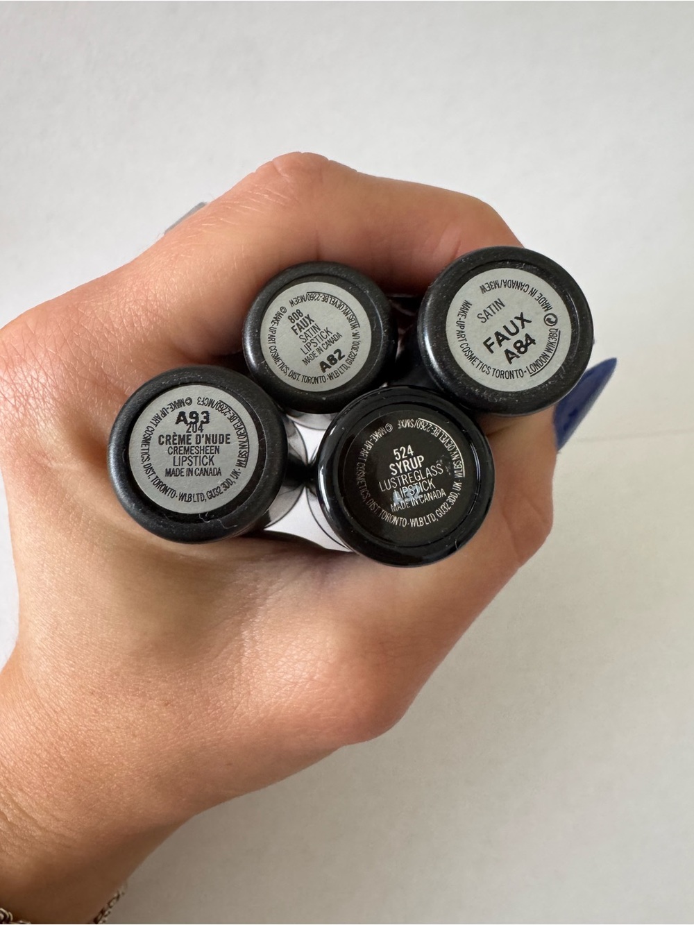 4 mac lipsticks
